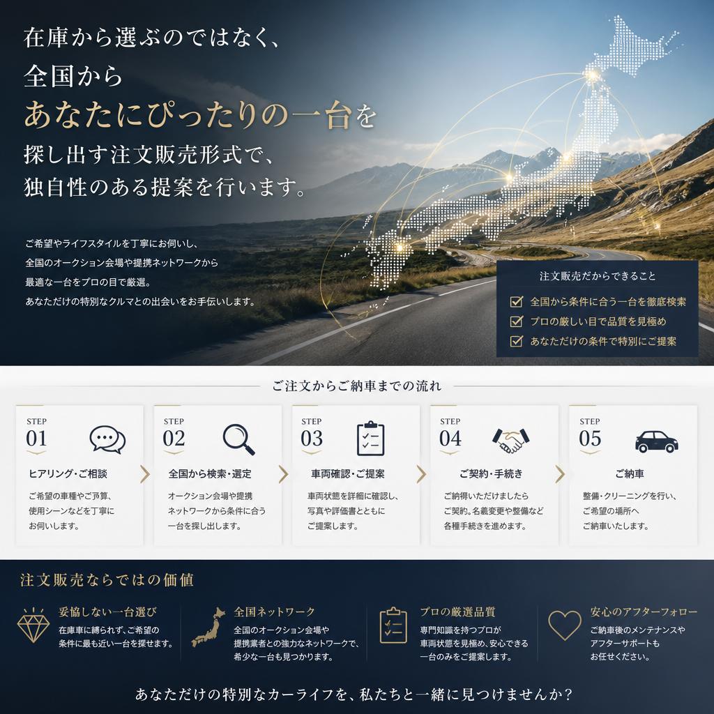 全国から厳選した車両
