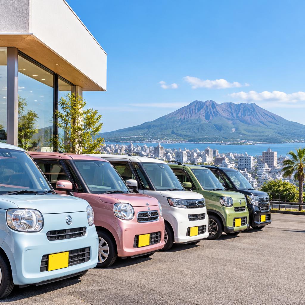 鹿児島市で、予算にぴったりの軽自動車を。あなたの暮らしに合う一台探しから購入手続きまで、Bell carlife produceが丁寧にサポートします。