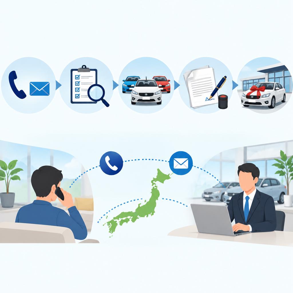 相談から納車まで、LINEでスムーズに進める流れ