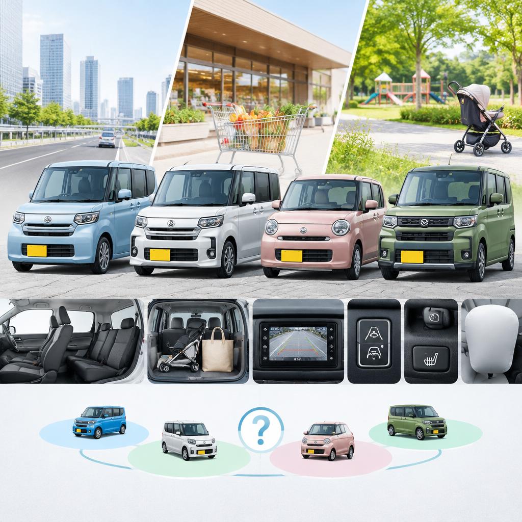 軽自動車おすすめの選び方。暮らしにぴったりの条件を一緒に整理